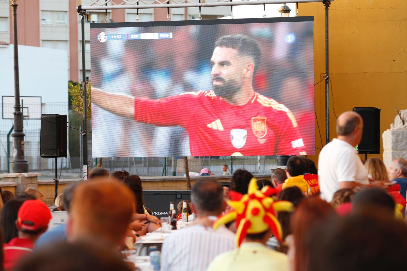 Así vivió el Campo de Gibraltar el España - Inglaterra de la Eurocopa
