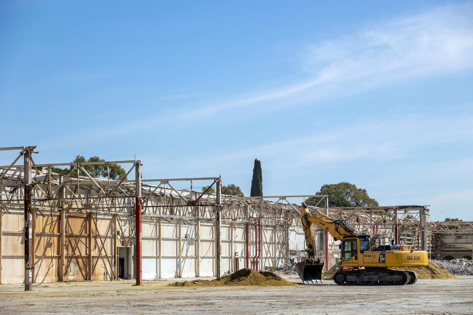 Así están los terrenos de la antigua de Delphi