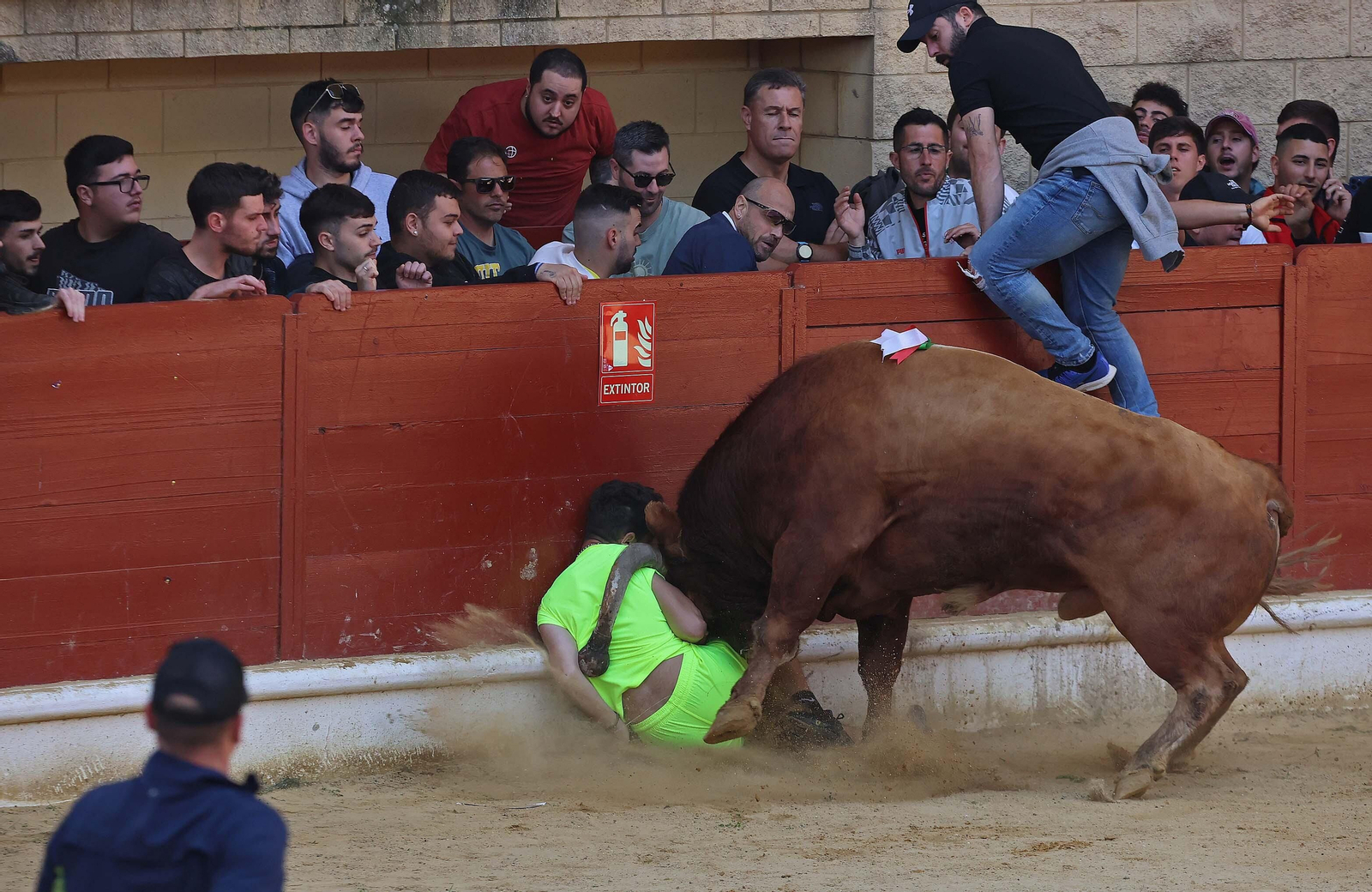 Las mejores fotos del Toro Embolao de Los Barrios 2024