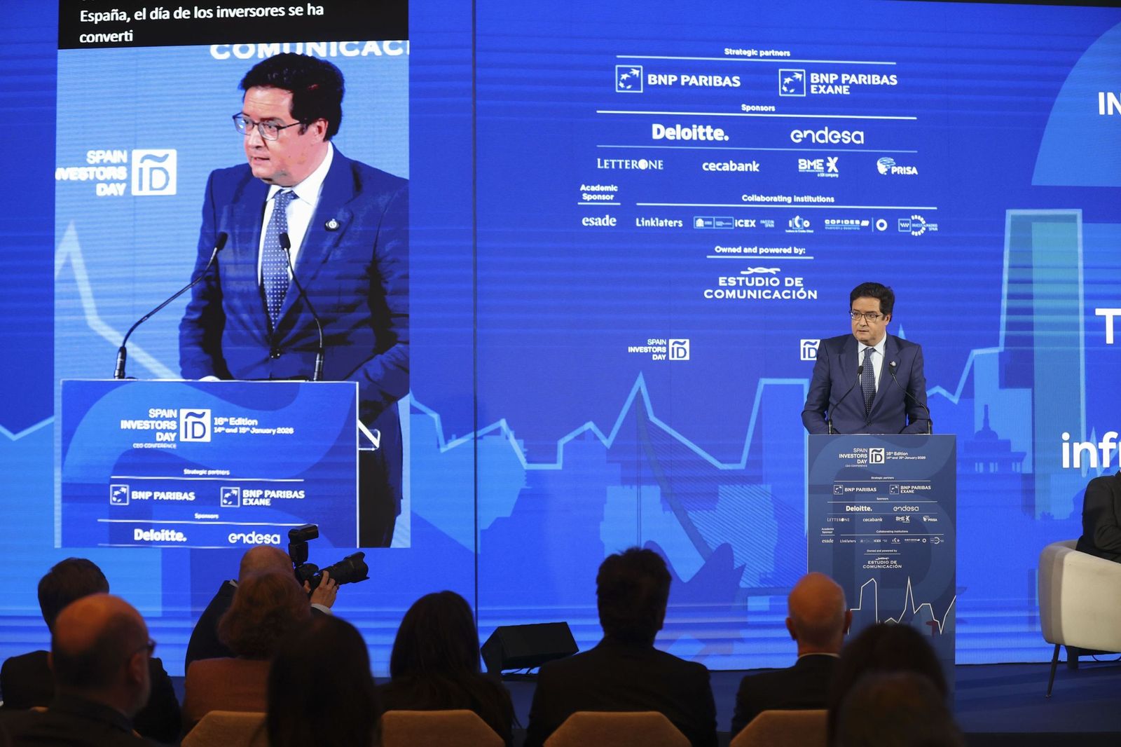 El ministro para la Transformación Digital, Óscar López, en el Spain Investors Day.