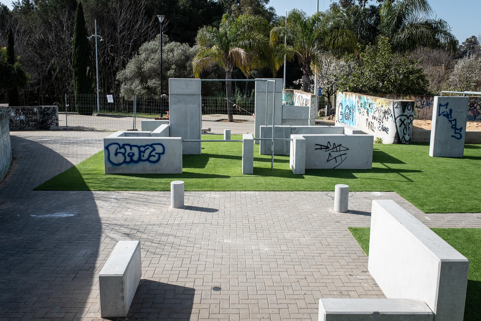 Actuaciones de mejora en el Parque Moret, en imágenes