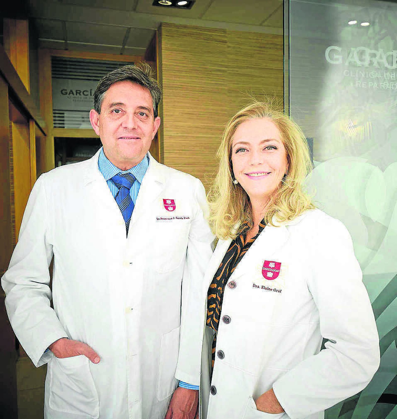 Elaine Graf de Miranda y Francisco J. García Poch.