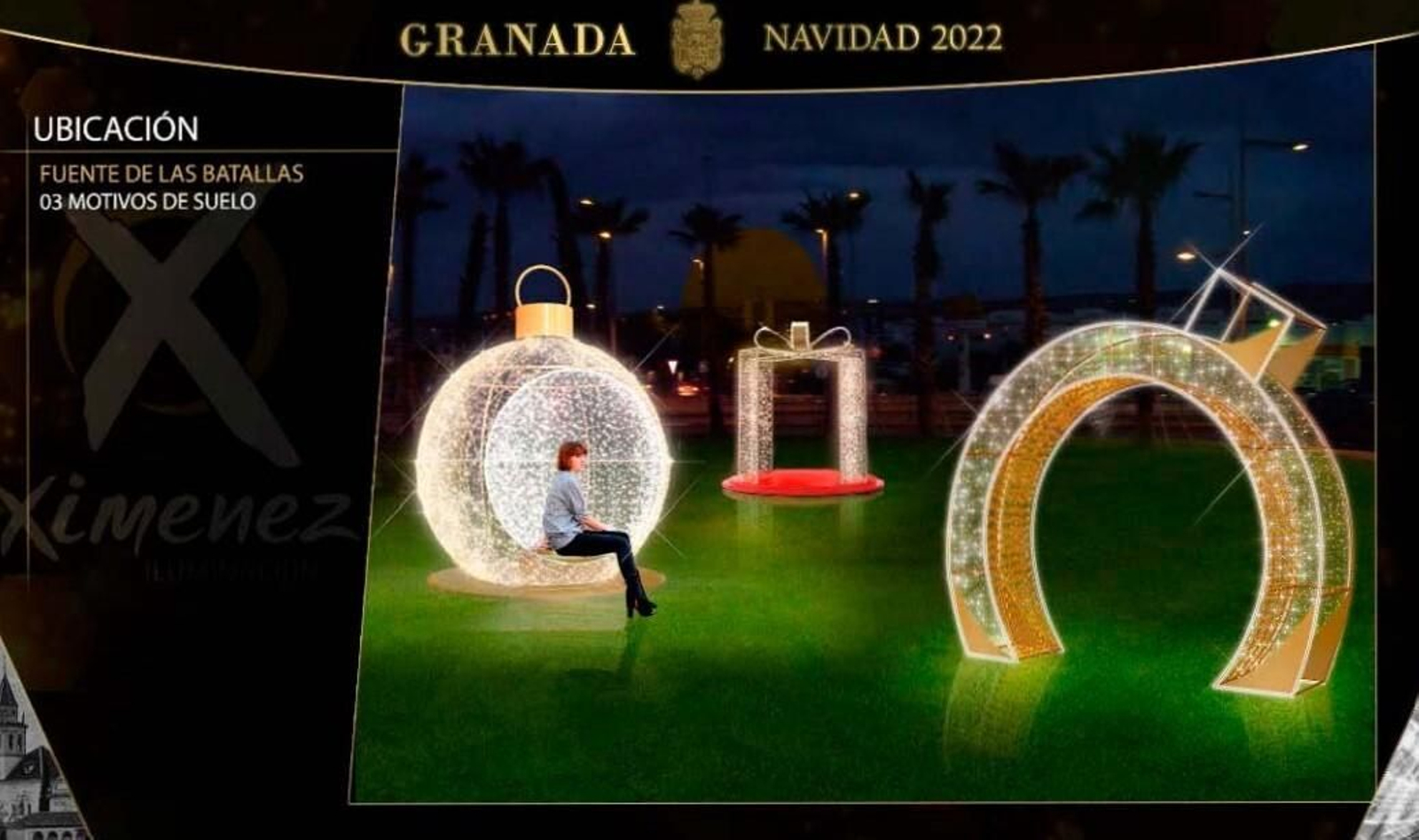 Estas son las luces de Navidad del Centro de Granada, calle por calle