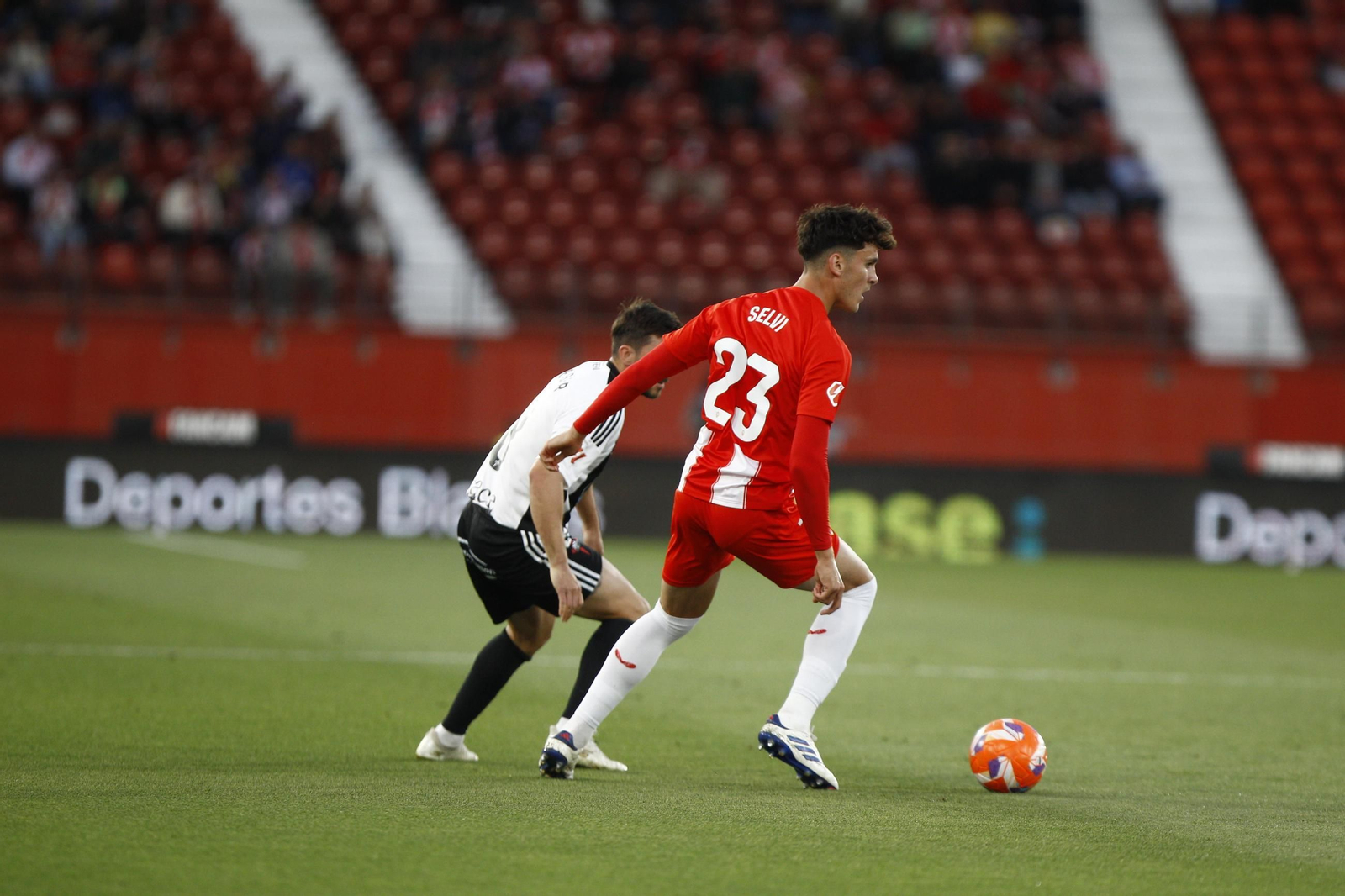 U.D. Almería-Racing Club Ferrol, en imágenes