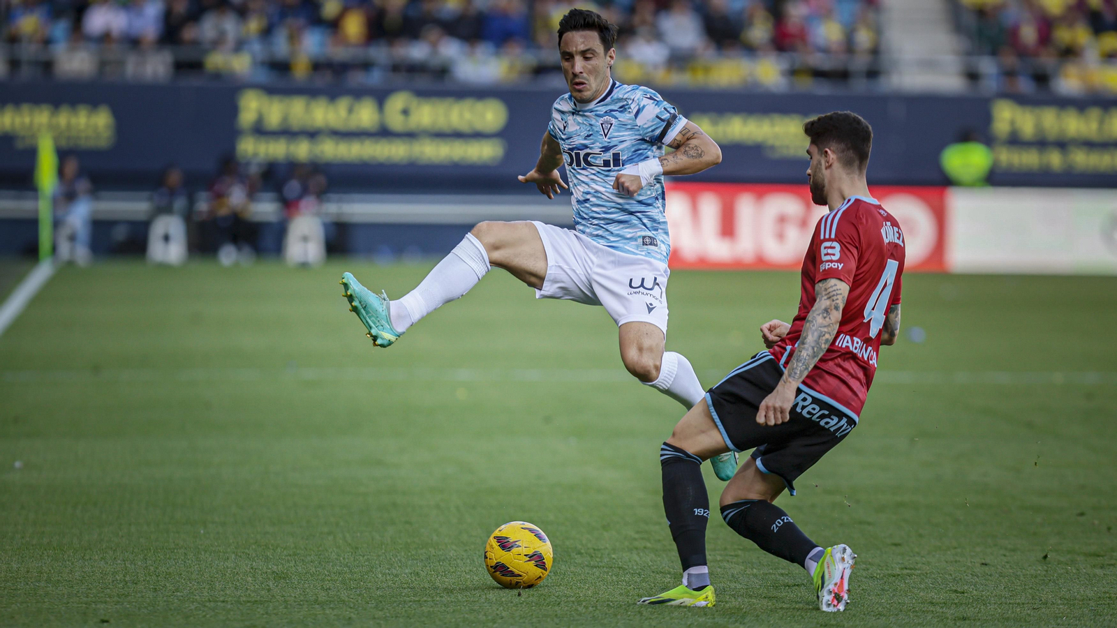 Partido de fútbol Cádiz CF - RC Celta.
