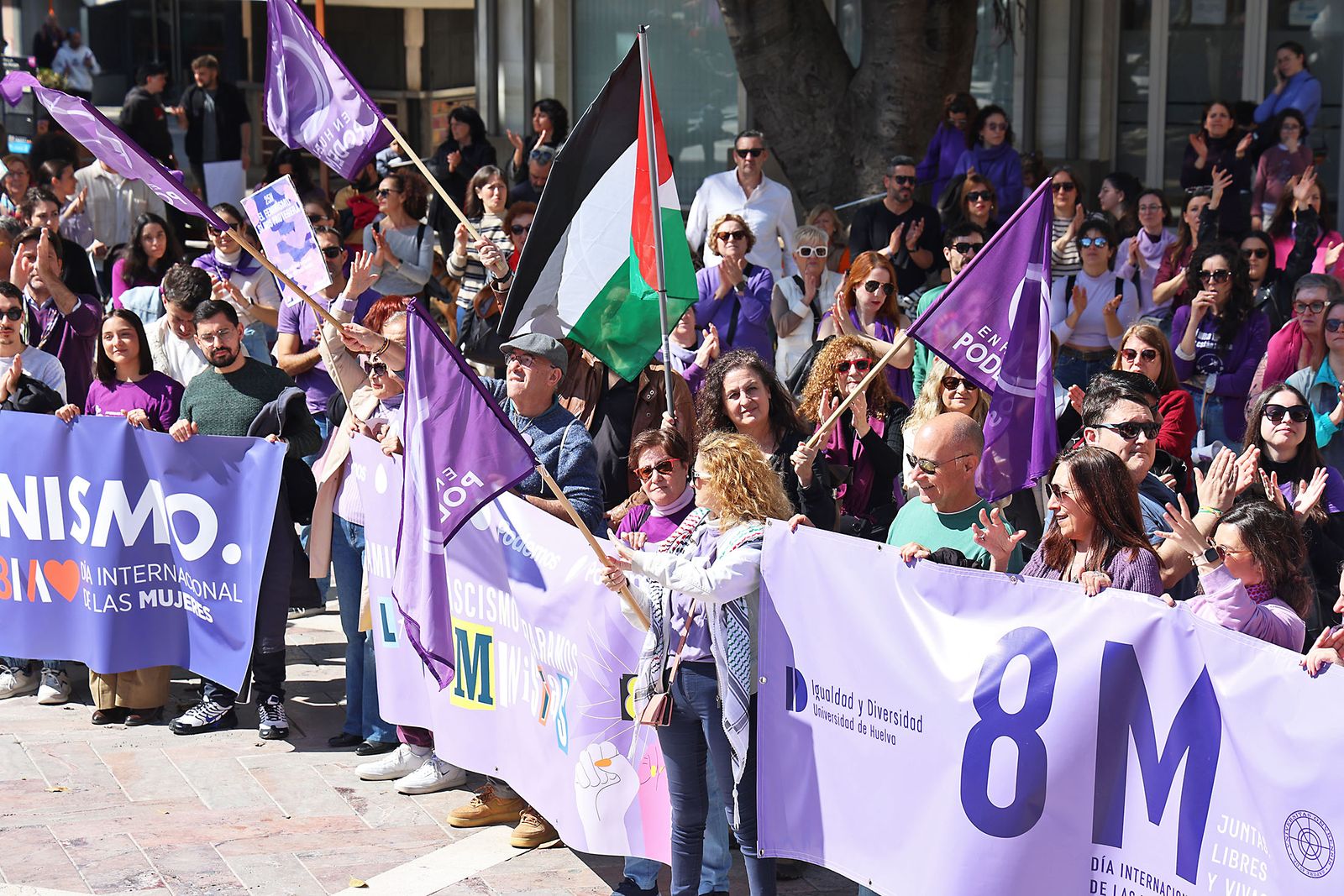 8M: Las fotografías de la manifestación del Día de la Mujer