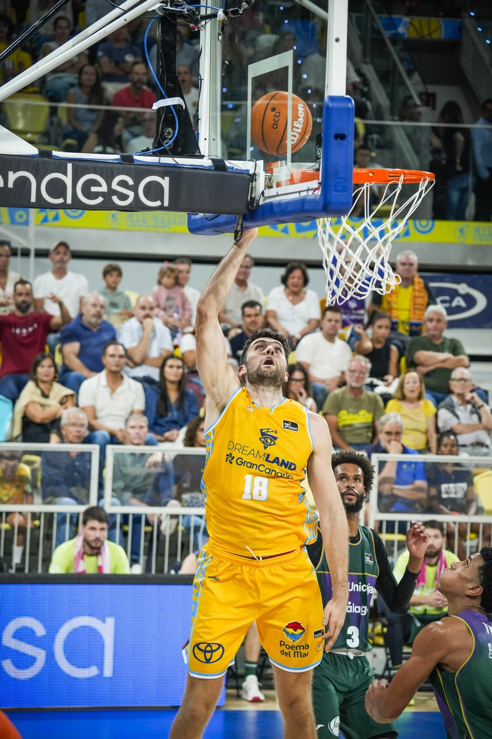El Gran Canaria-Unicaja, en fotos