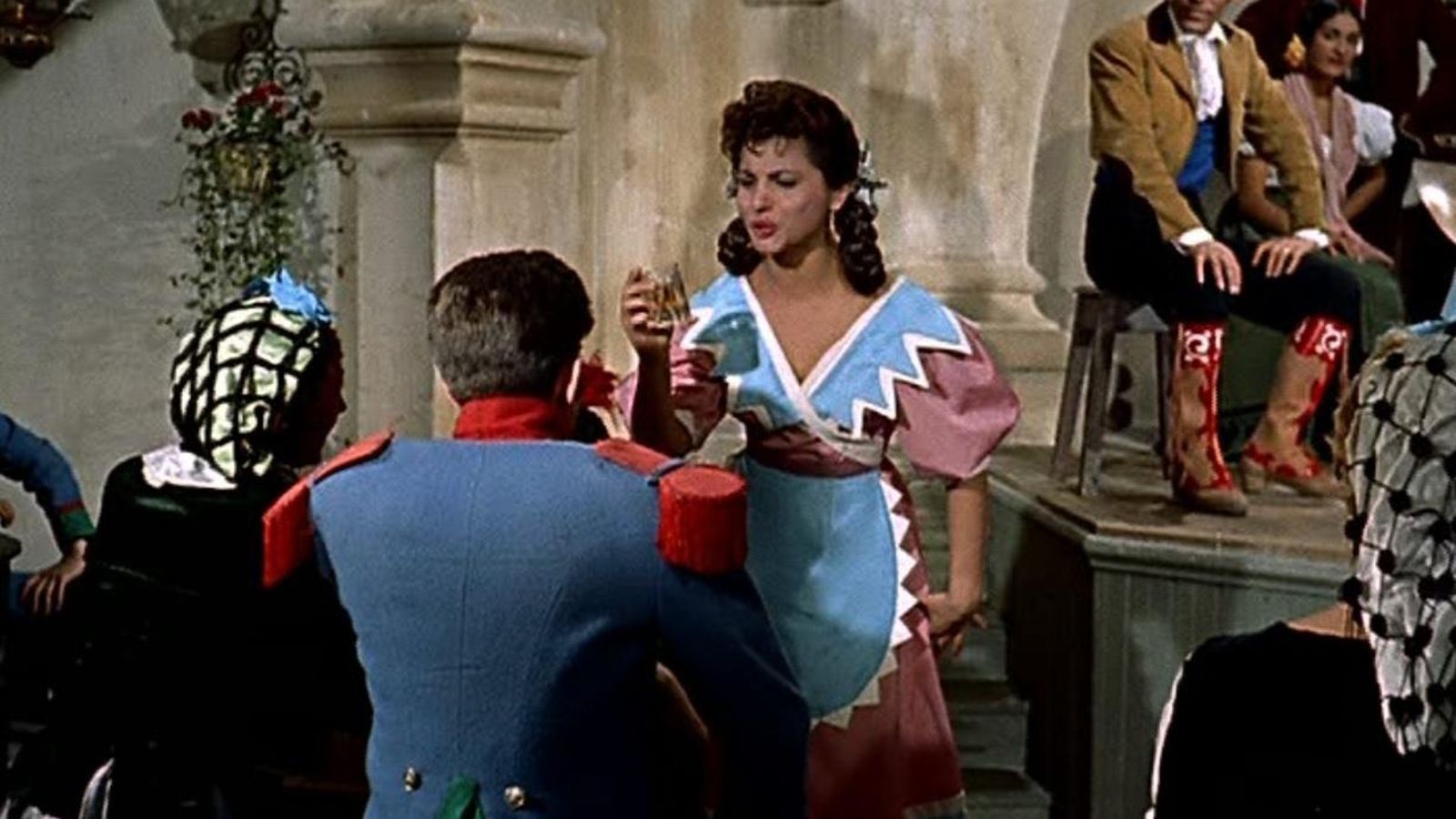 Carmen Flores canta a la manzanilla en Venta de Vargas.