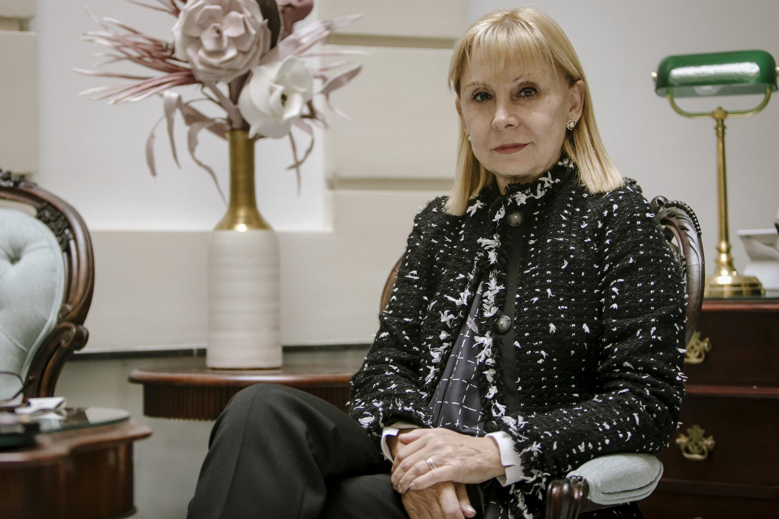 María Victoria Alcaraz, directora del Teatro Colón de Buenos Aires, en el Hotel Las Cortes de Cádiz.
