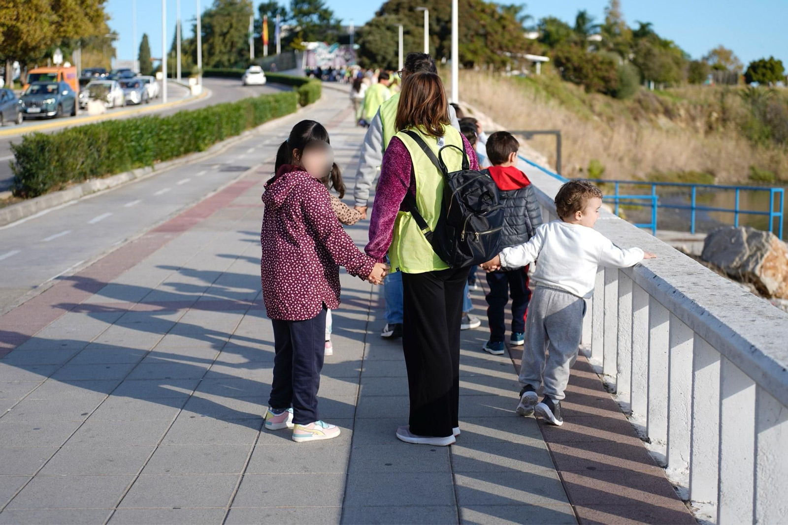 Las fotos del simulacro de maremoto en el colegio Virgen del Mar en Algeciras
