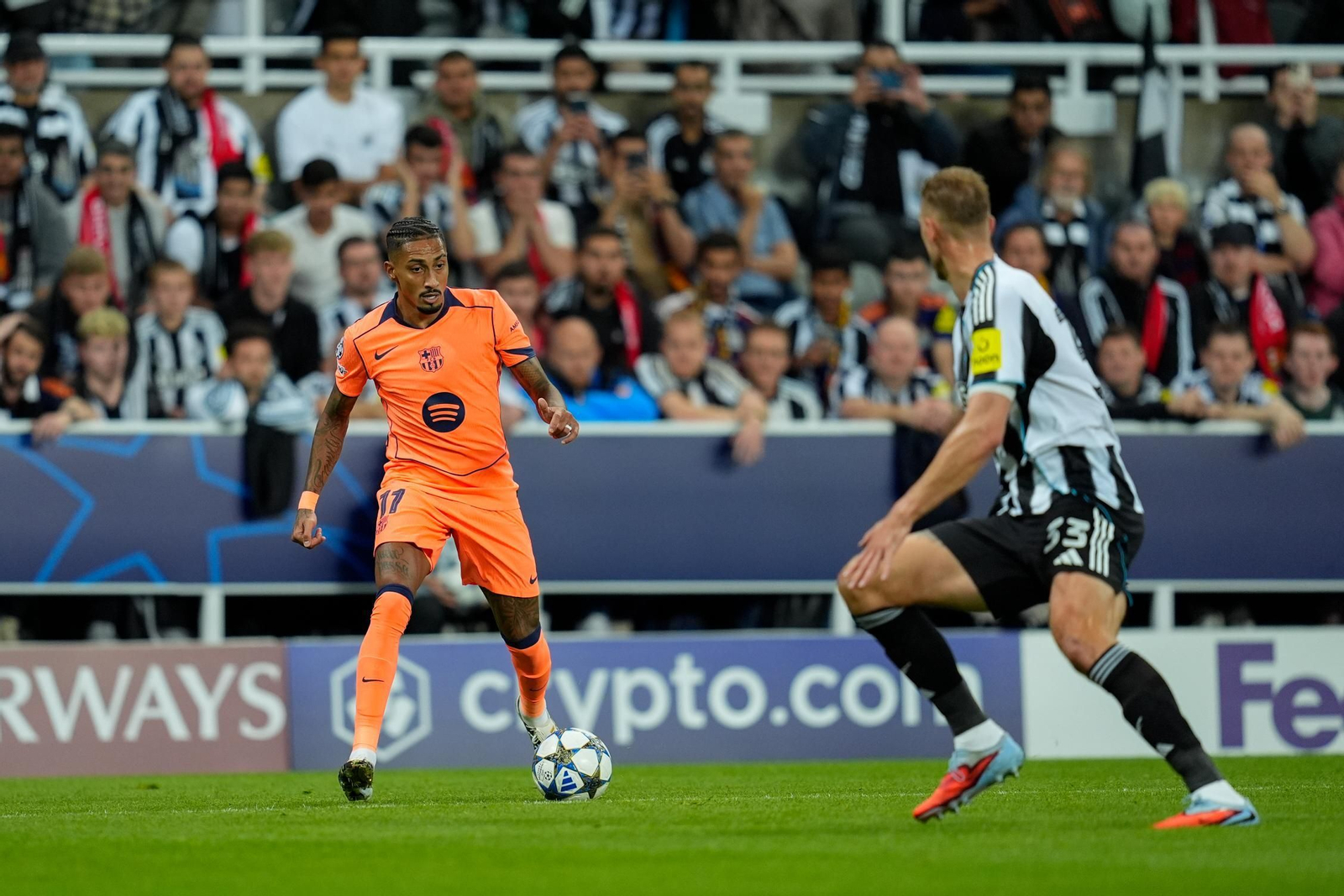 Las fotos del Newcastle-Barcelona