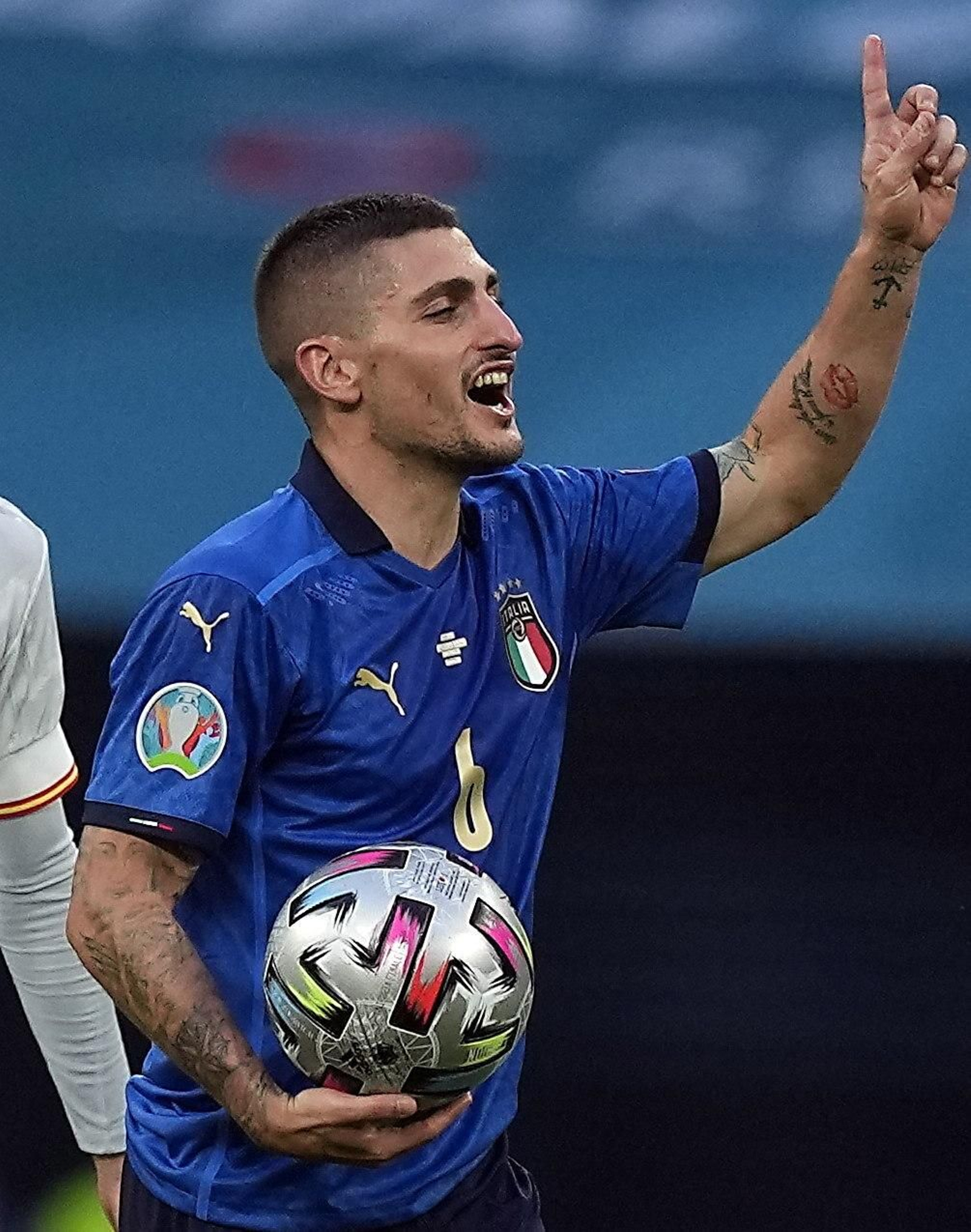 Las imágenes de la semifinal Italia-España de Eurocopa