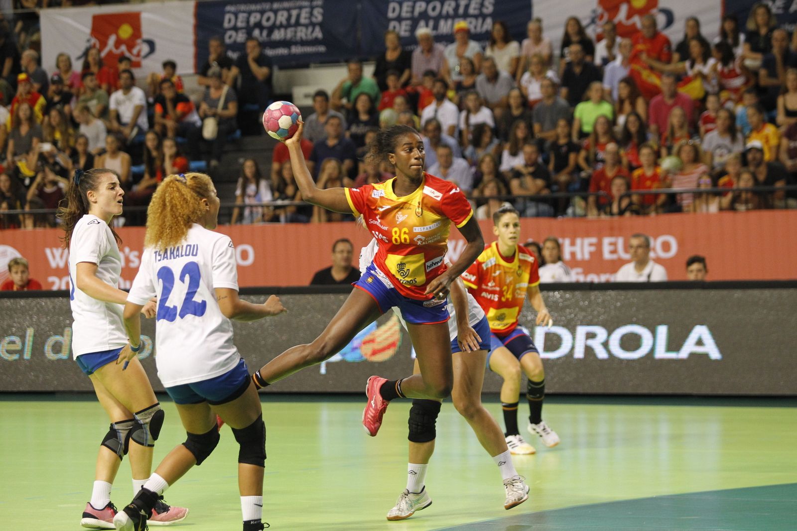 Fotogalería España-Grecia. Balonmano Femenino, fase clasificación Euro 2020