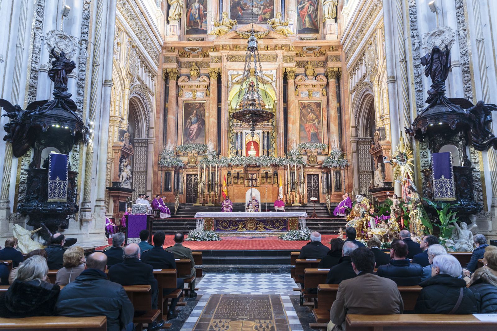 Un momento de la misa celebrada en el Catedral de Córdoba.