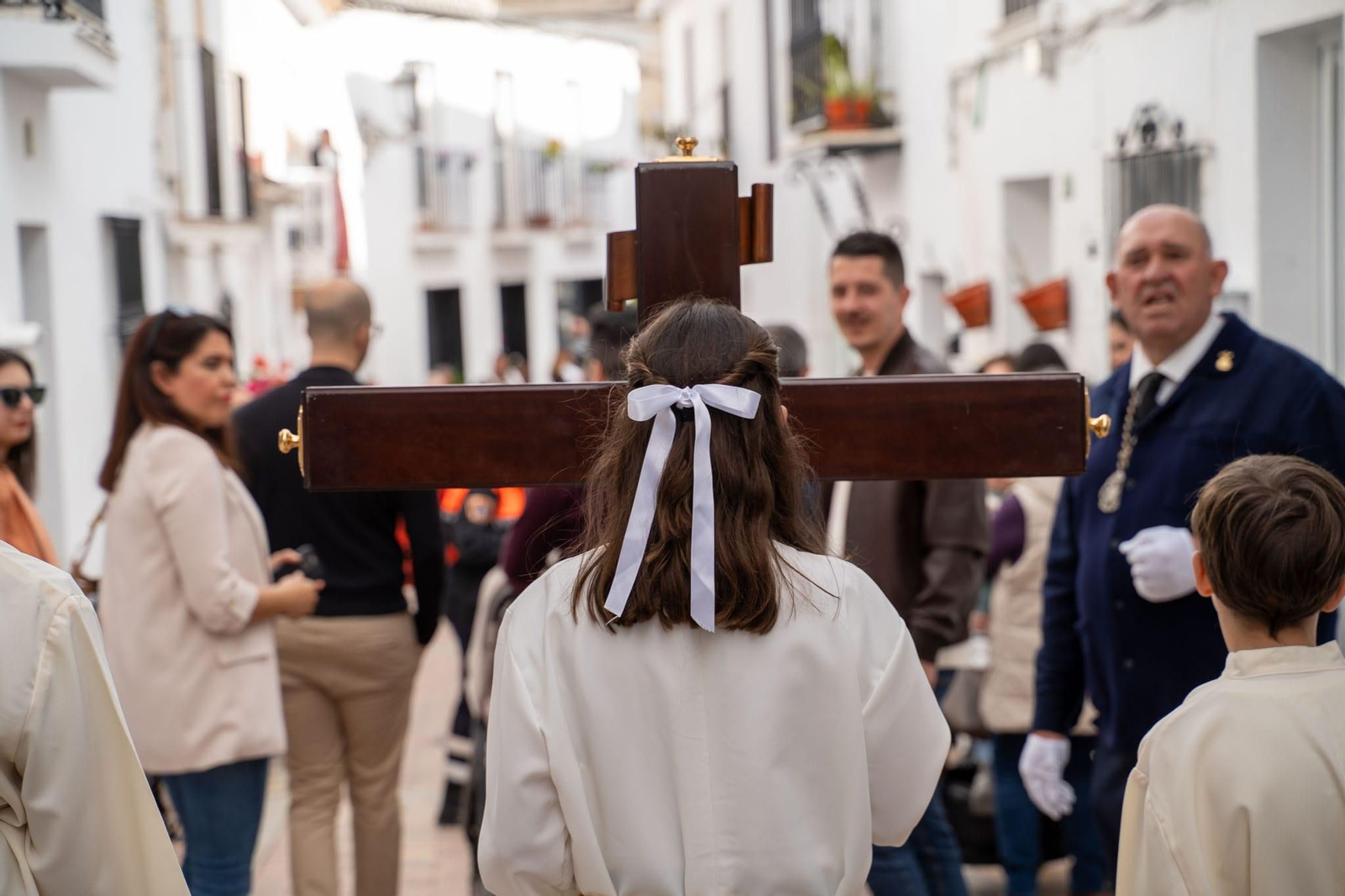 El Cautivo infantil el Lunes Santo en Benalmádena Pueblo, en imágenes