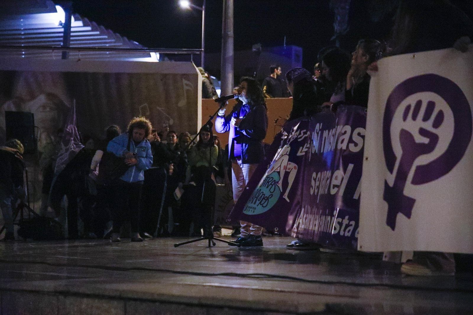 Las imágenes de la manifestación realizada por Asamblea Feminista 8M en Almería