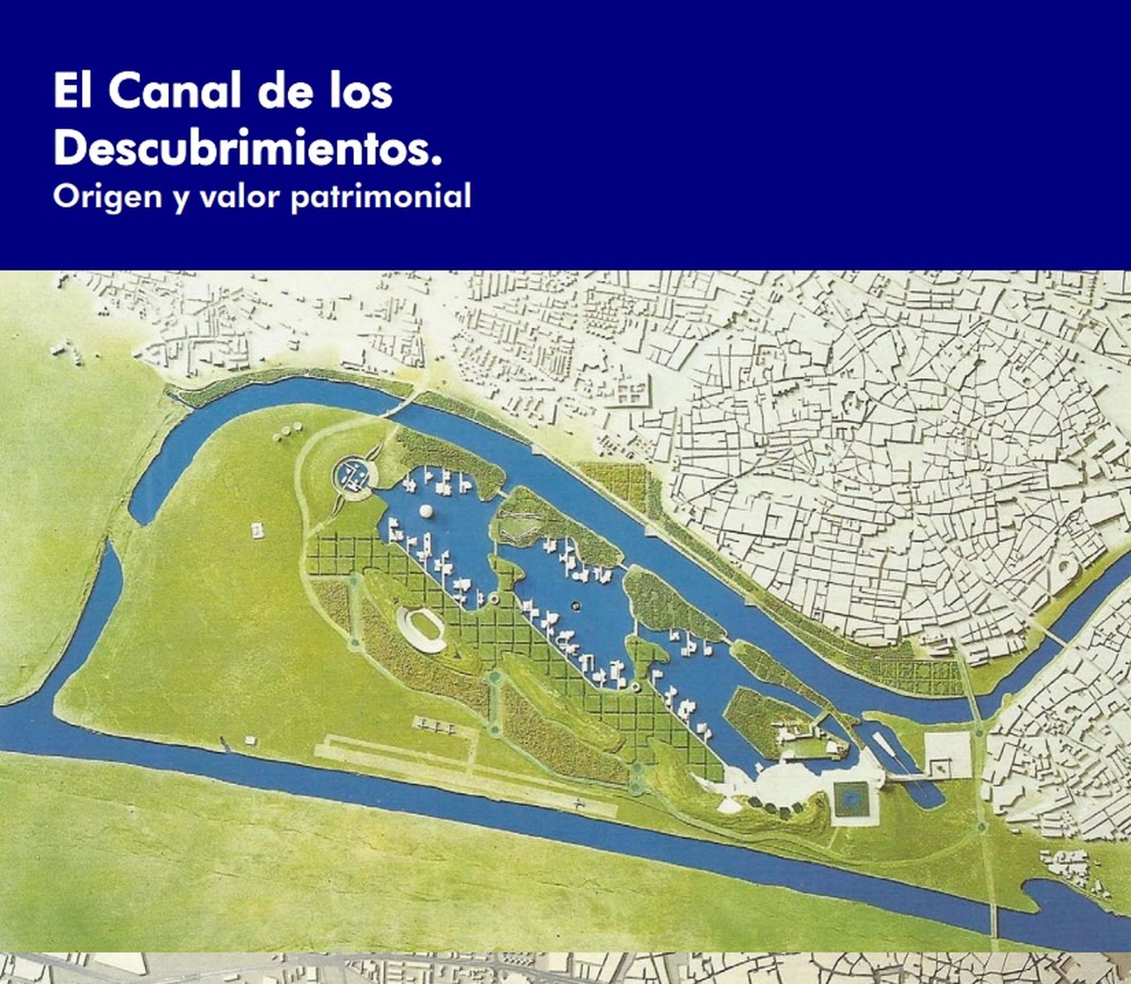 Los tres lagos unidos del proyecto original de Emilio Ambasz