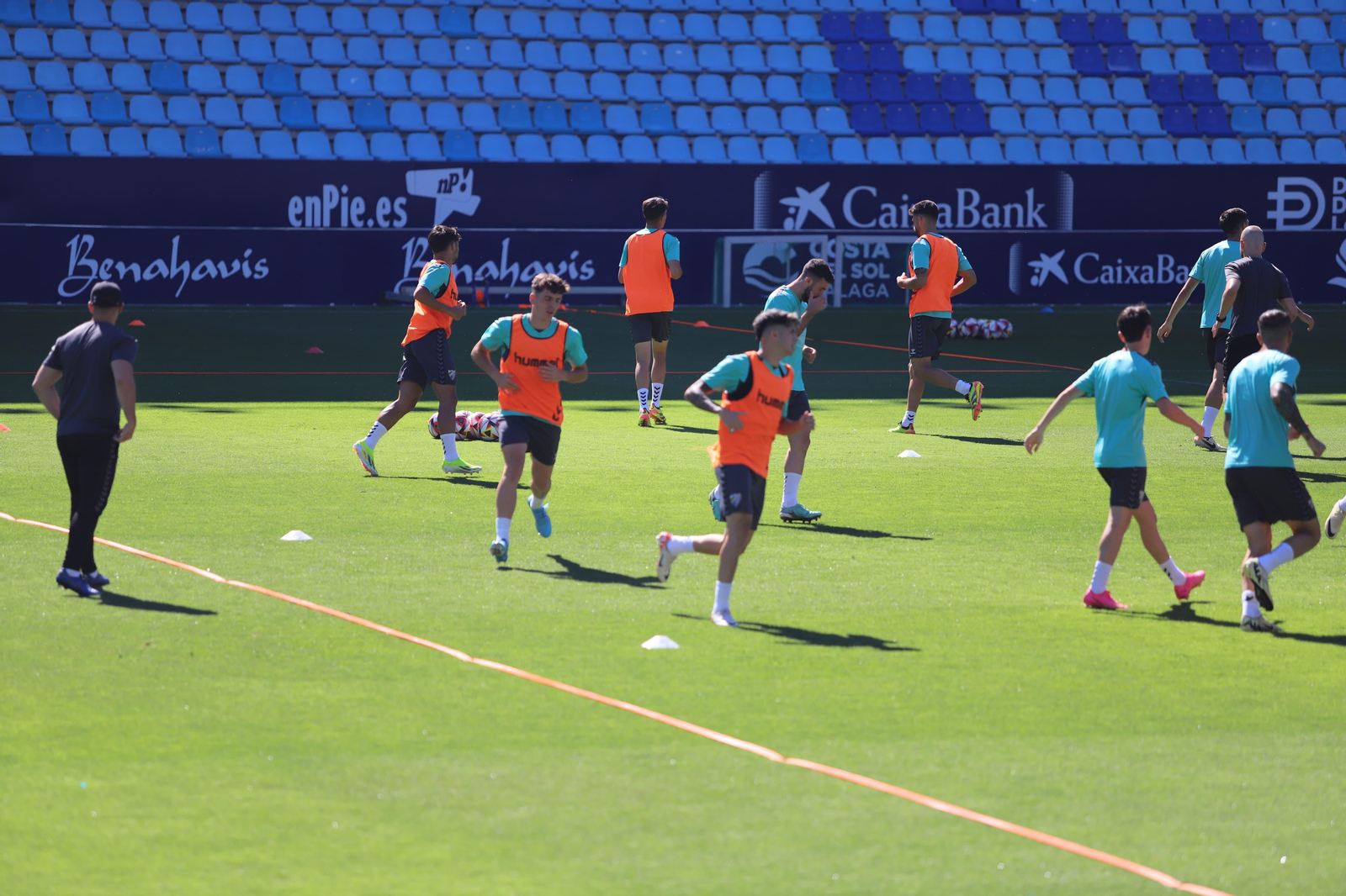 Las fotos del último entrenamiento del Málaga de la temporada