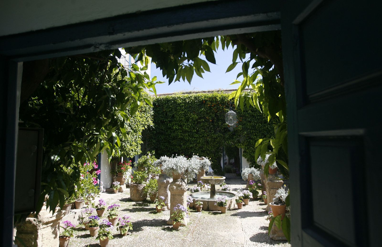 Uno de los patios del Palacio de Viana.