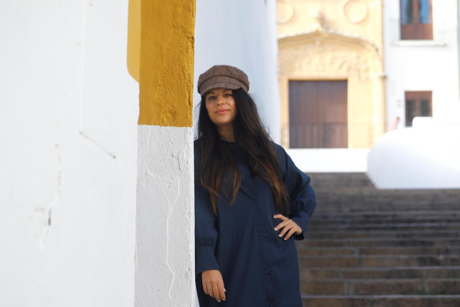 La bailaora Mercedes de Córdoba, en la Cuesta del Bailío.