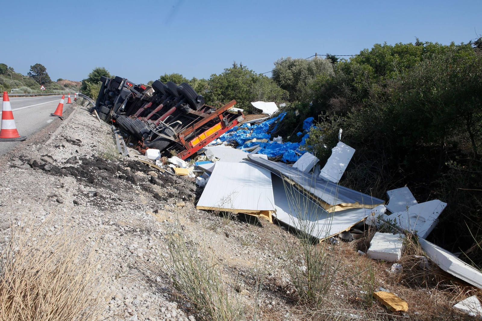 Las imágenes del estado de las carreteras de la provincia de Cádiz