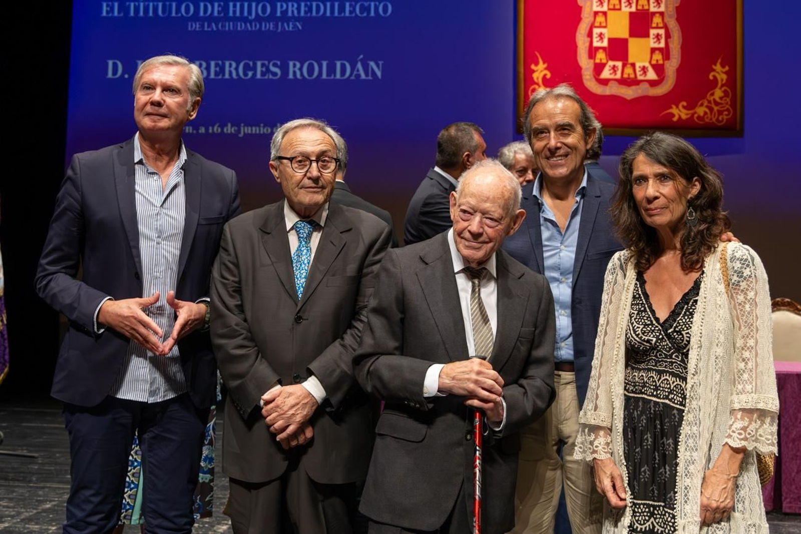 Entrega de la Medalla de Oro de la Ciudad a Luis Berges