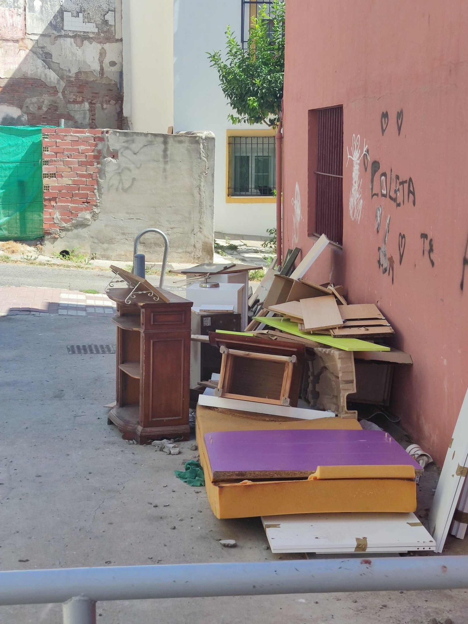 Una de las fotografías que los vecinos adjuntan.