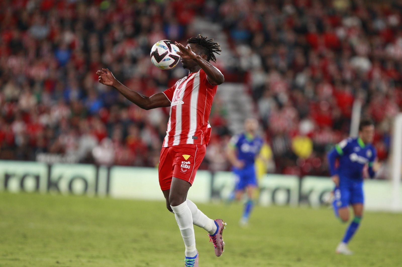 Imágenes del partido de fútbol U.D. Almería-Getafe C.F.