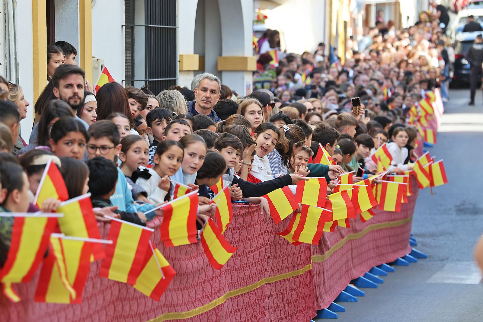 La llegada de S.M. el Rey Felipe VI a Palos de la Frontera, en fotografías