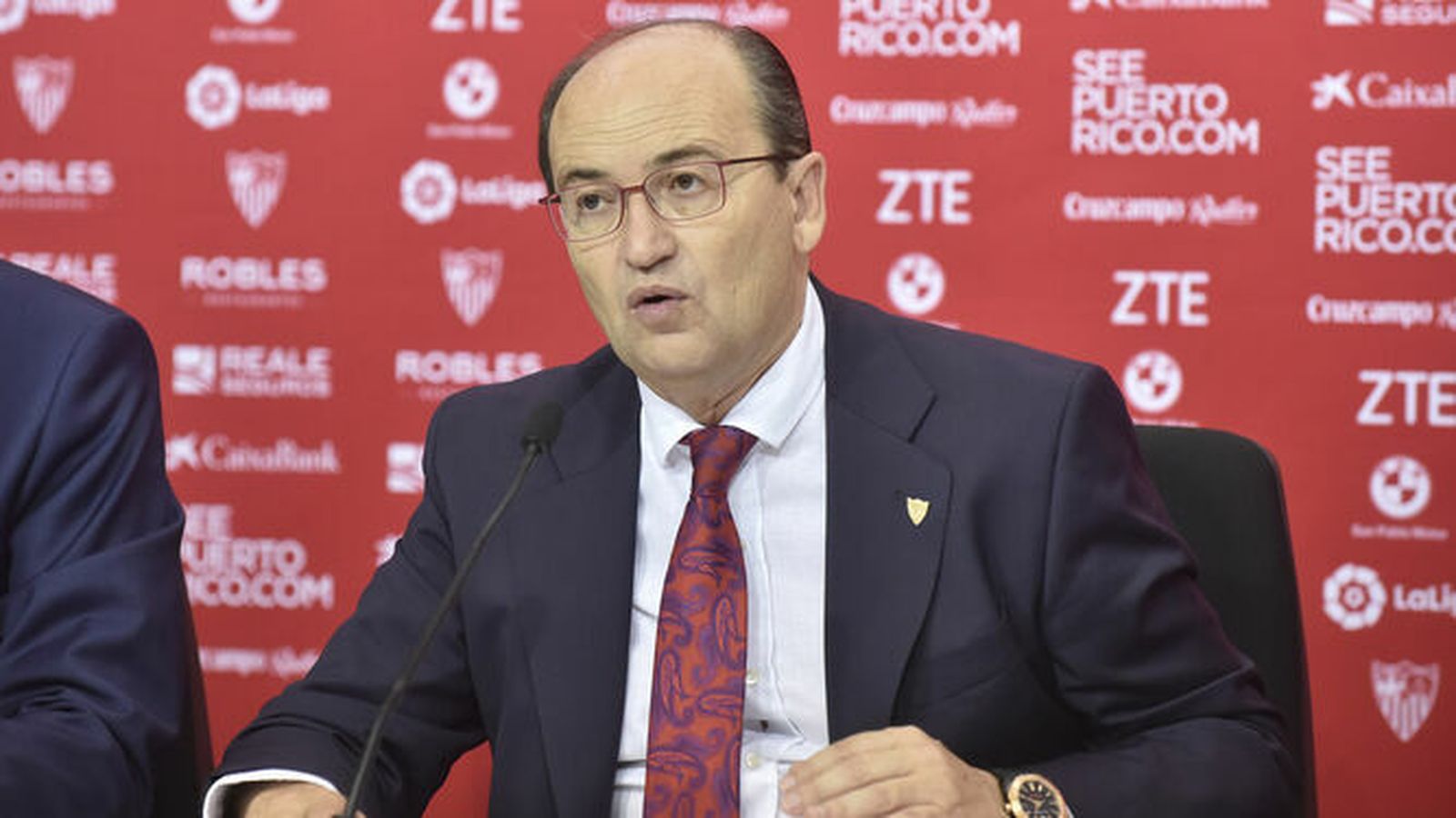 El presidente del Sevilla FC, José Castro.