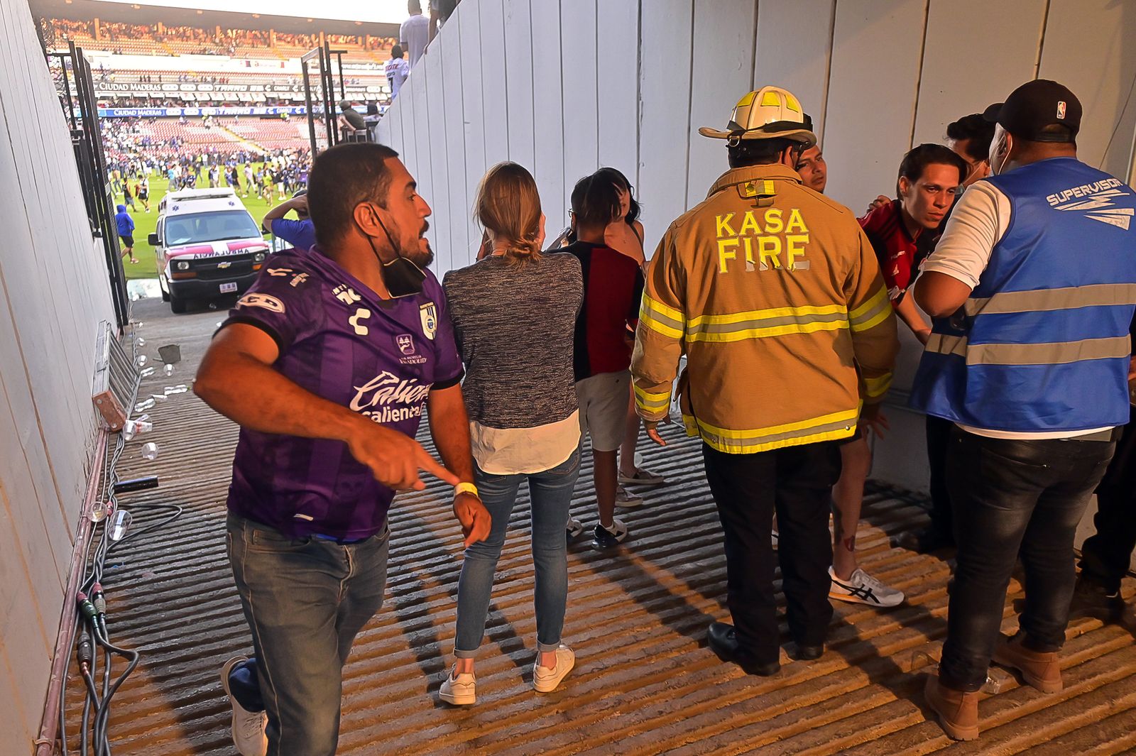 Las imágenes de la pelea en el fútbol mexicano entre Querétaro y Atlas