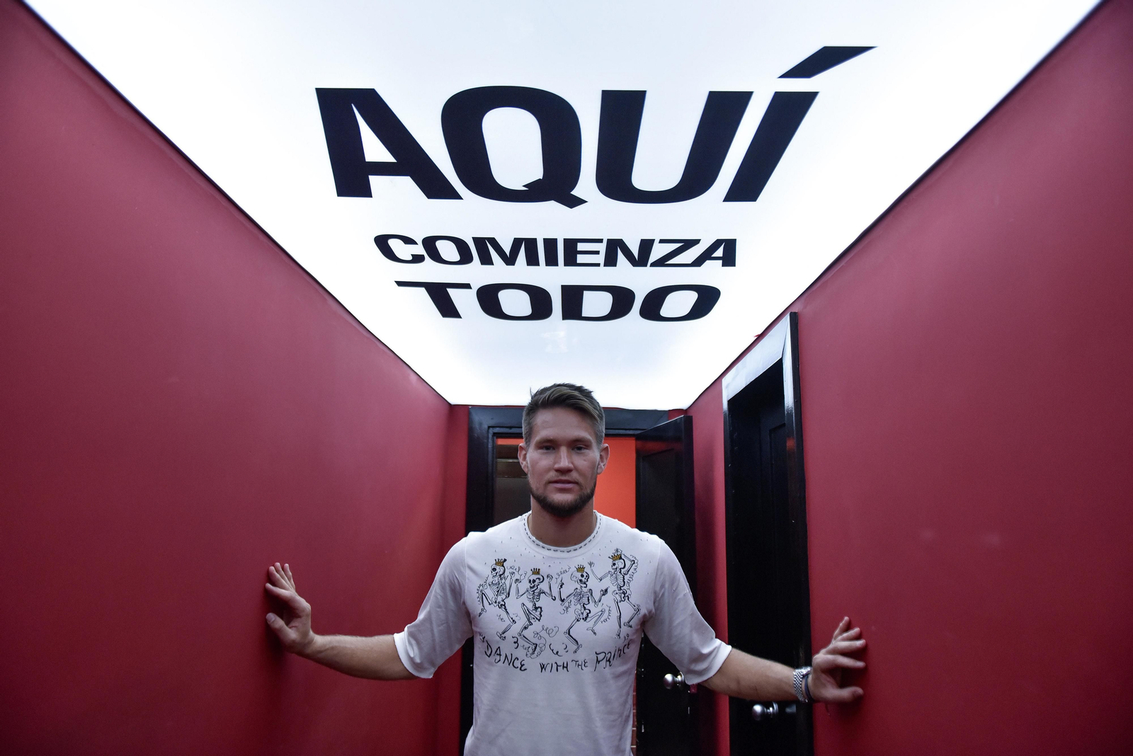 Las imágenes de la entrevista a Vaclik