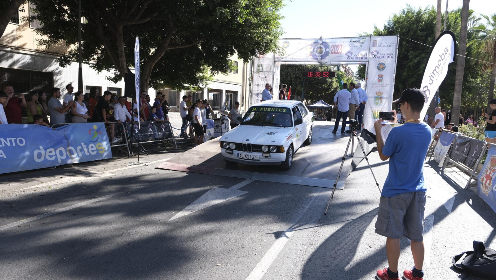 Imágenes de la salida del Rallye Costa de Almería