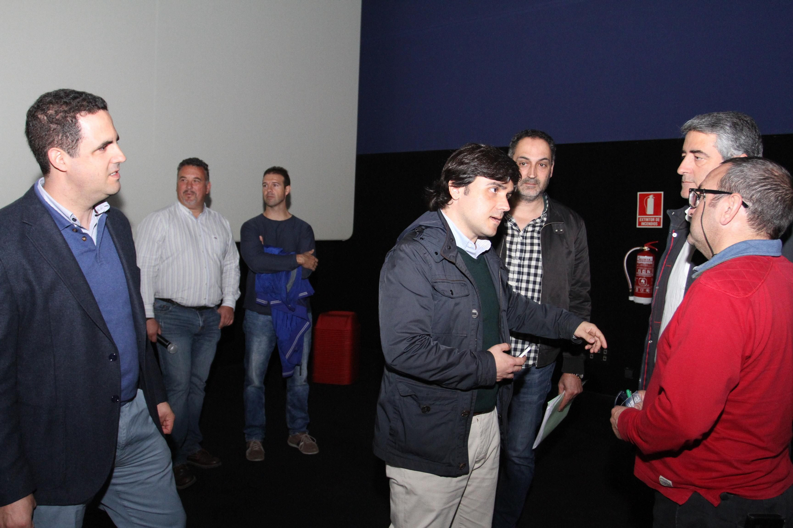 Presentación del documental 'La gran ola' en el colegio Funcadia