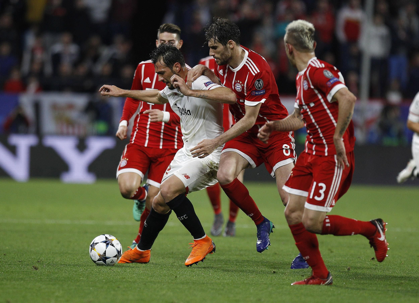 Las imágenes del Sevilla-Bayern Múnich