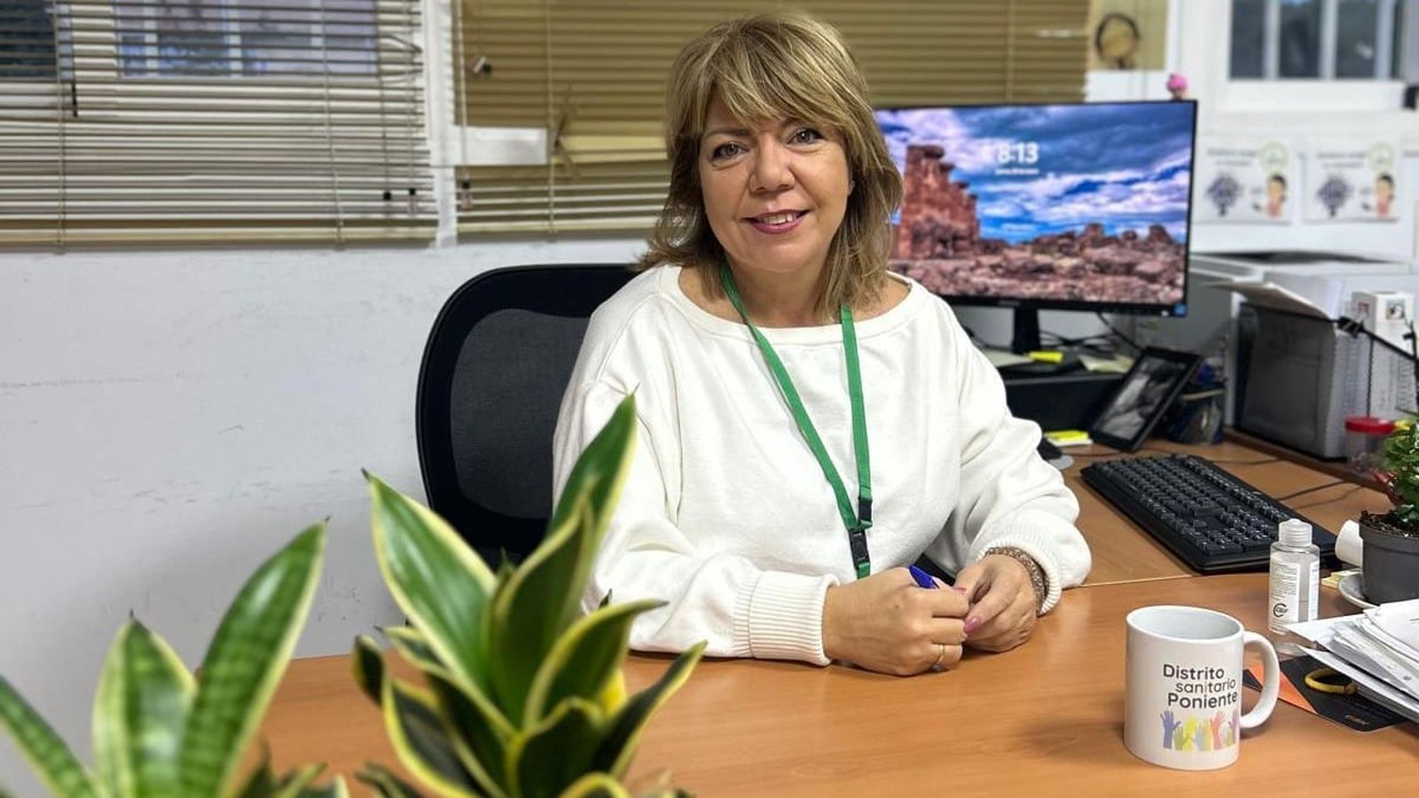 Rosario Gimeno, enfermera de Distrito Poniente y coordinadora del grupo de trabajo de Salud Pública de la ASANEC.