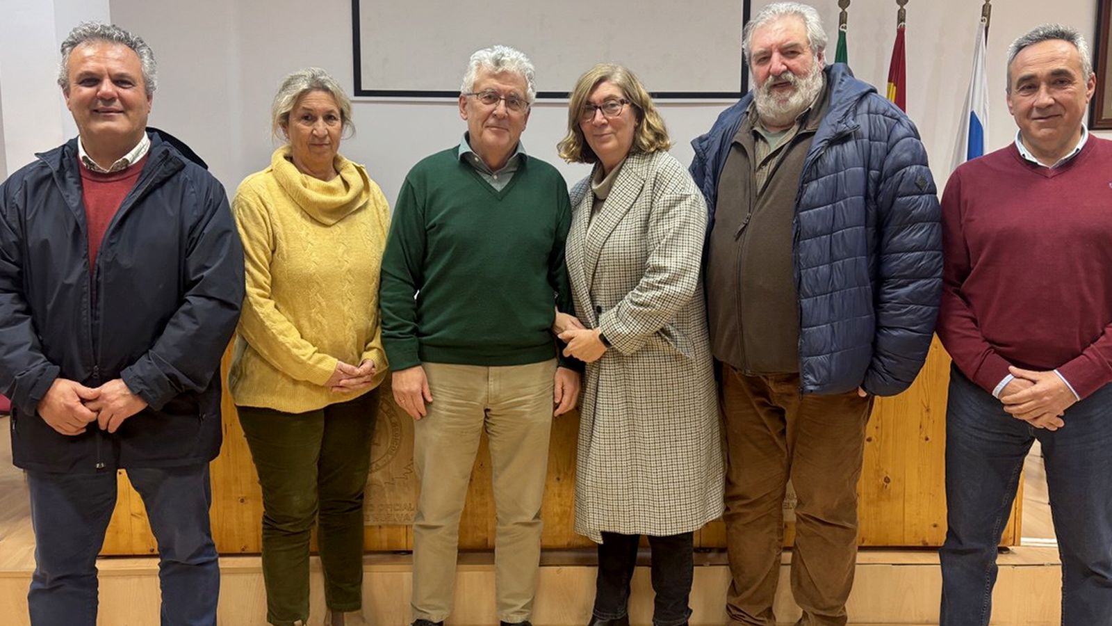 Nueva junta de gobierno del Colegio de Veterinarios de Huelva.