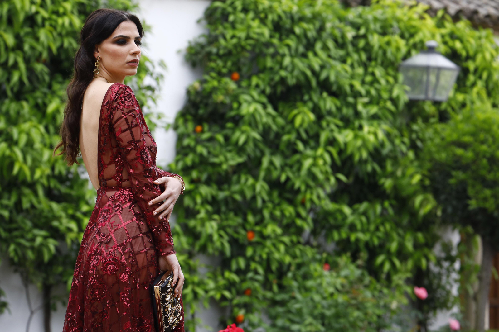 Sesión artística de fotografía en el Palacio de Viana, en imágenes