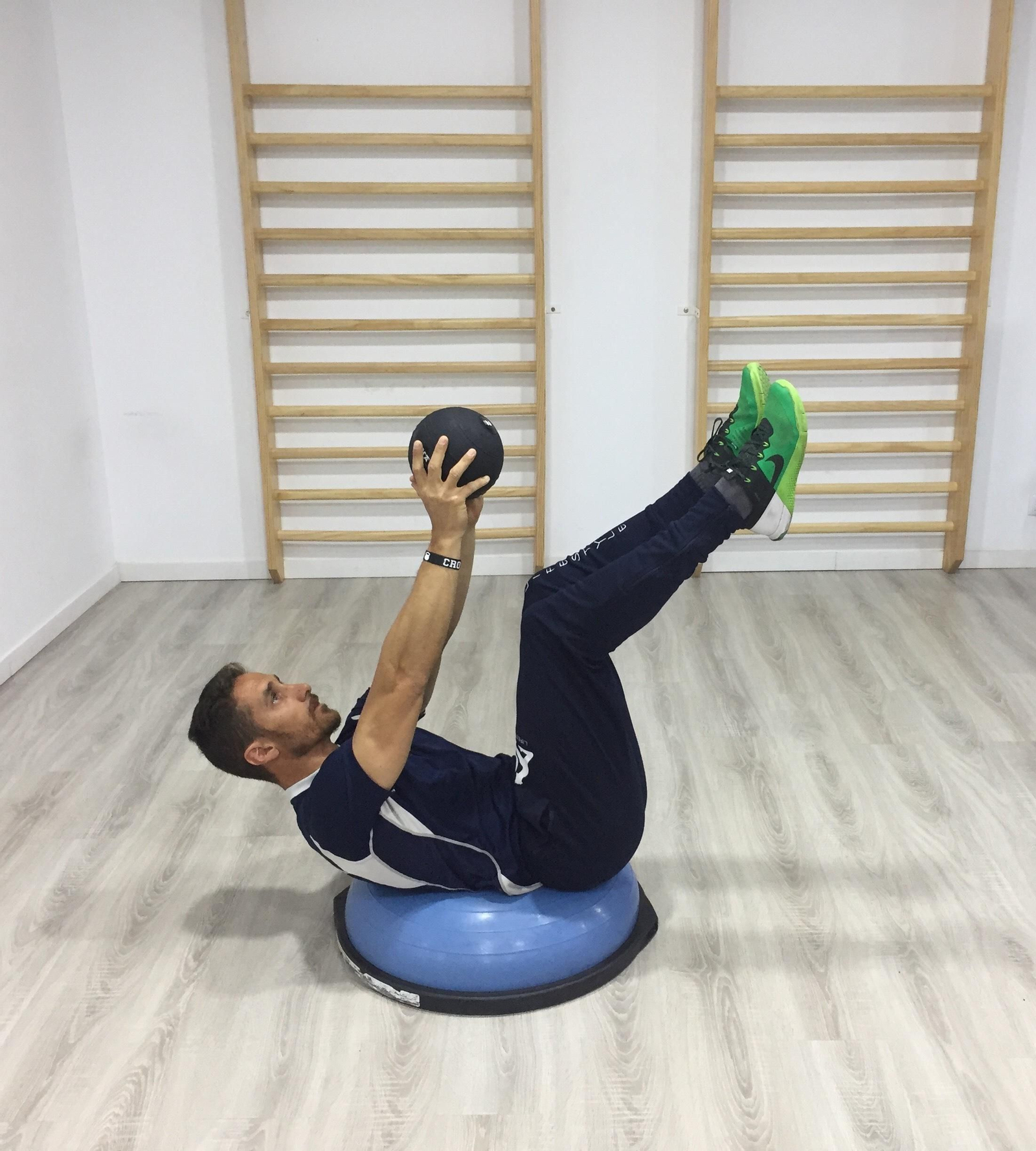 Ejercicio para potenciar la musculatura abdominal.