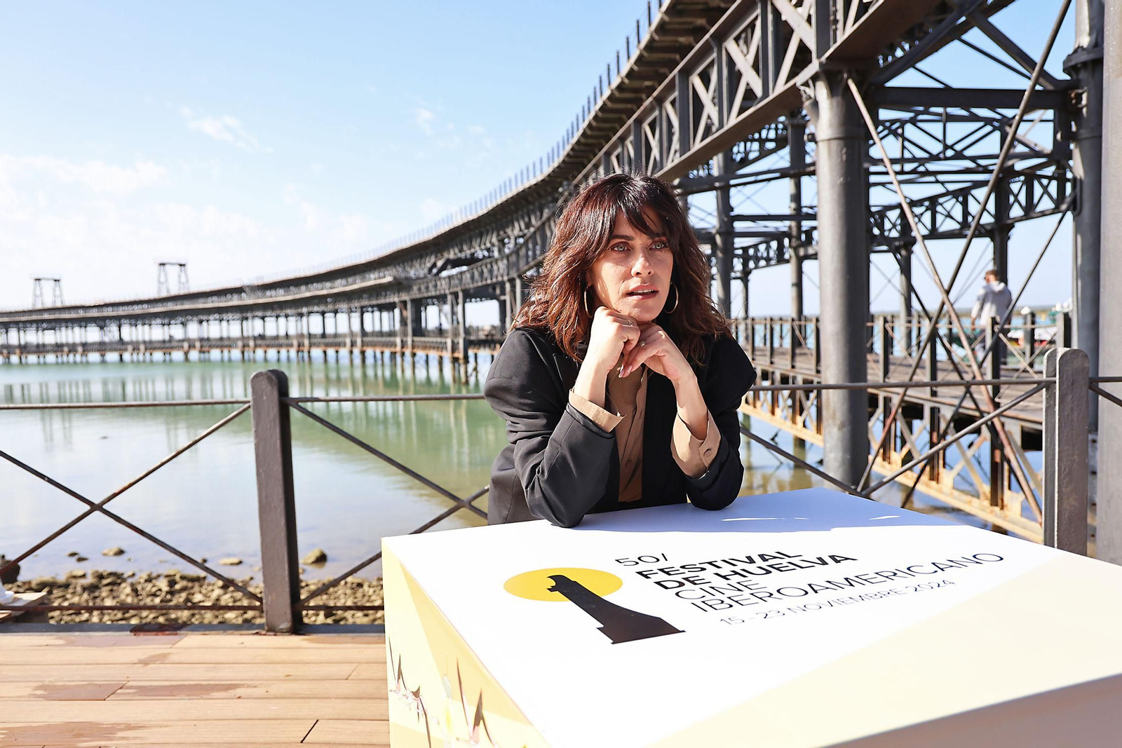 Imágenes de María León en el Festival de Cine Iberomaericano de Huelva