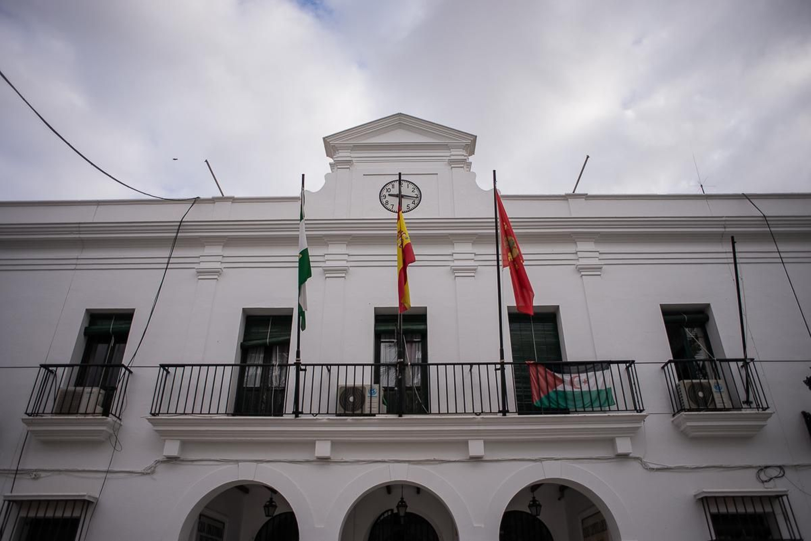 Ayuntamiento de Trebujena, lugar de la agresión a la concejal María Jose Hedrera.