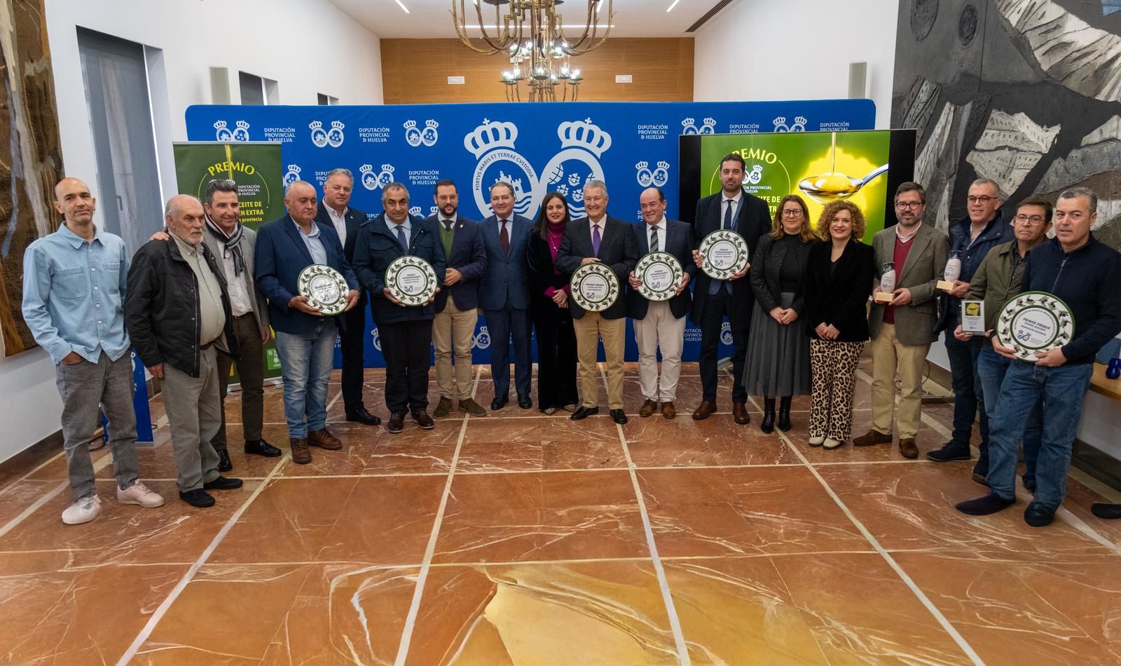 Entega de los premios a mejor aceite de oliva virgen extra, en la Diputación Provincial.