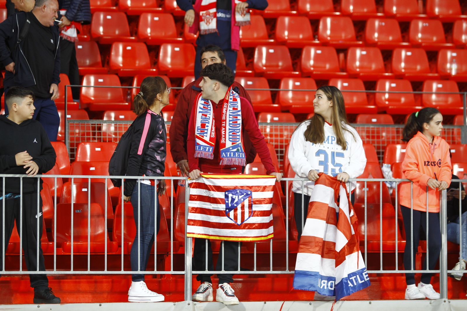 Imágenes del partido U.D. Almería-Atlético de Madrid