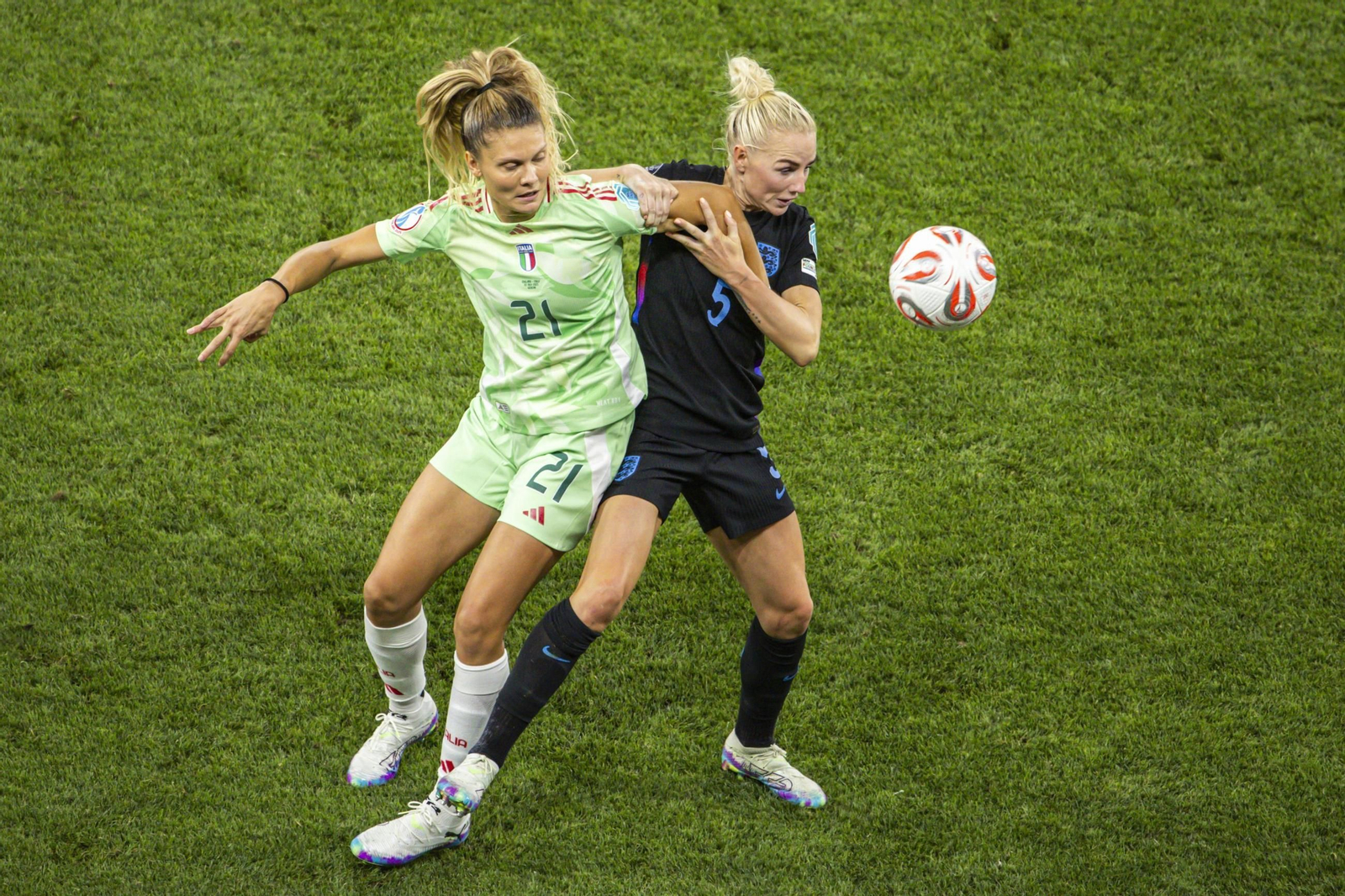 Las imágenes del Inglaterra-Italia