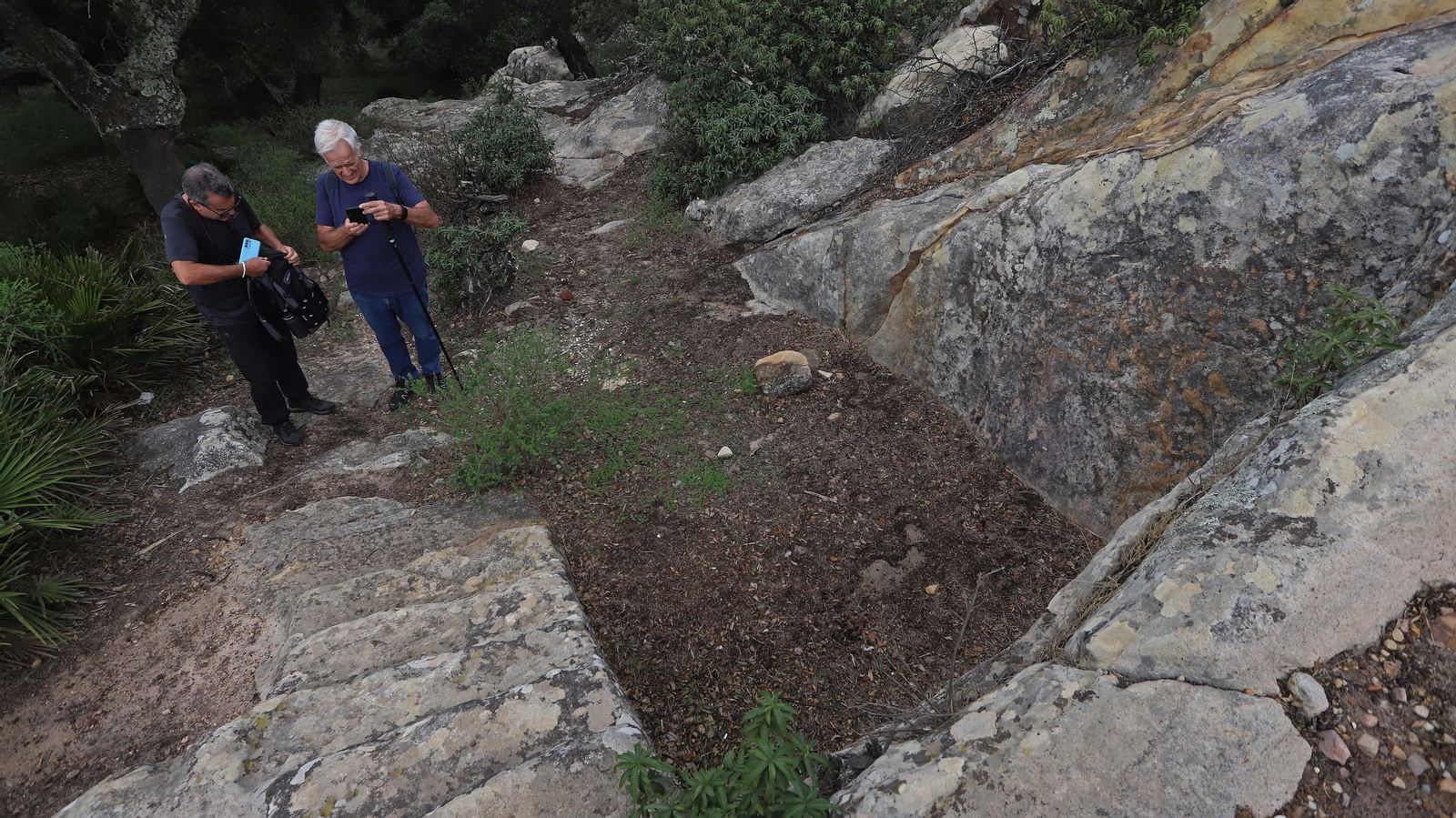 Fotos del asentamiento Turdetano de la Sierra de la Plata  en Tarifa