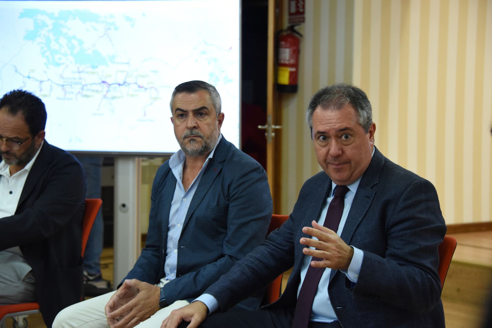 Juan Espadas en un acto en Almería.