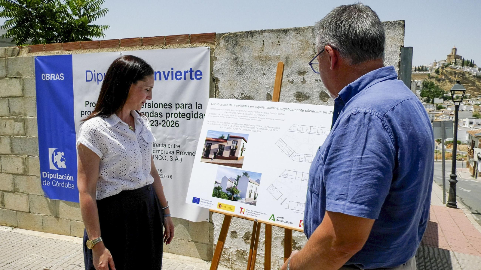 Presentación del proyecto de las iviendas VPO de Iznájar.