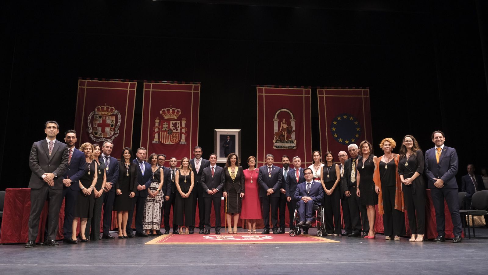 Imágenes de la investidura como Alcaldesa de Almería, de María del Mar Vázquez Agüero