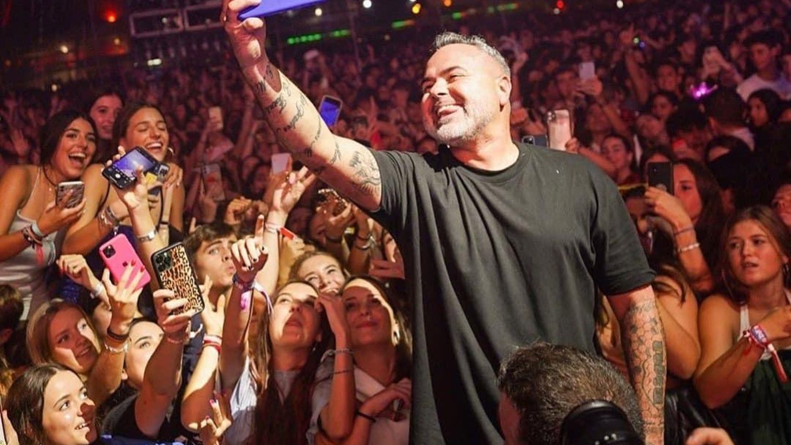 Juan Magán en uno de sus espectáculos