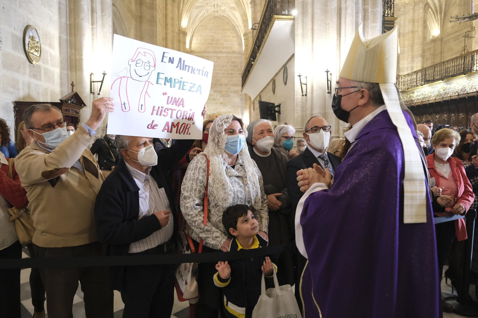Fotogalería toma posesión nuevo Obispo Coadjutor de Almería, Antonio Gómez Cantero.